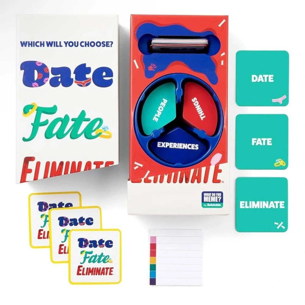 DATE FATE ELIMINATE - The Card Game That Tests Your Taste